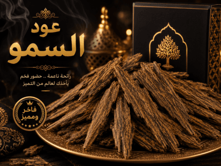 عود السمو المعطر بزيت العنبر الخالص من دخون أمي
