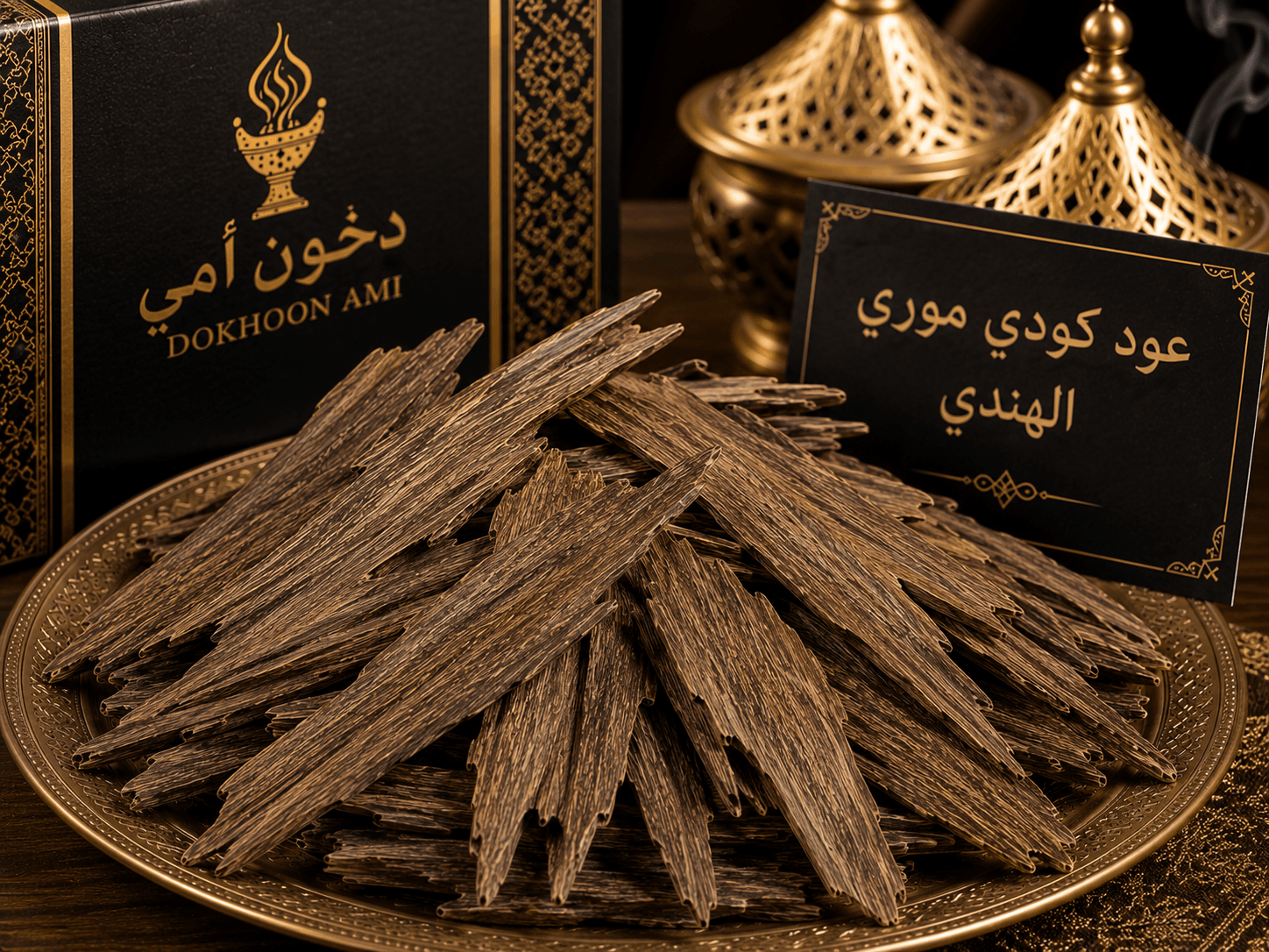 عود كودي موري الهندي الفاخر عود كودي موري الهندي الطبيعي بوزن تولة من دخون أمي