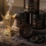 دخون الشيخ عبدالله الفاخر بدهن العود